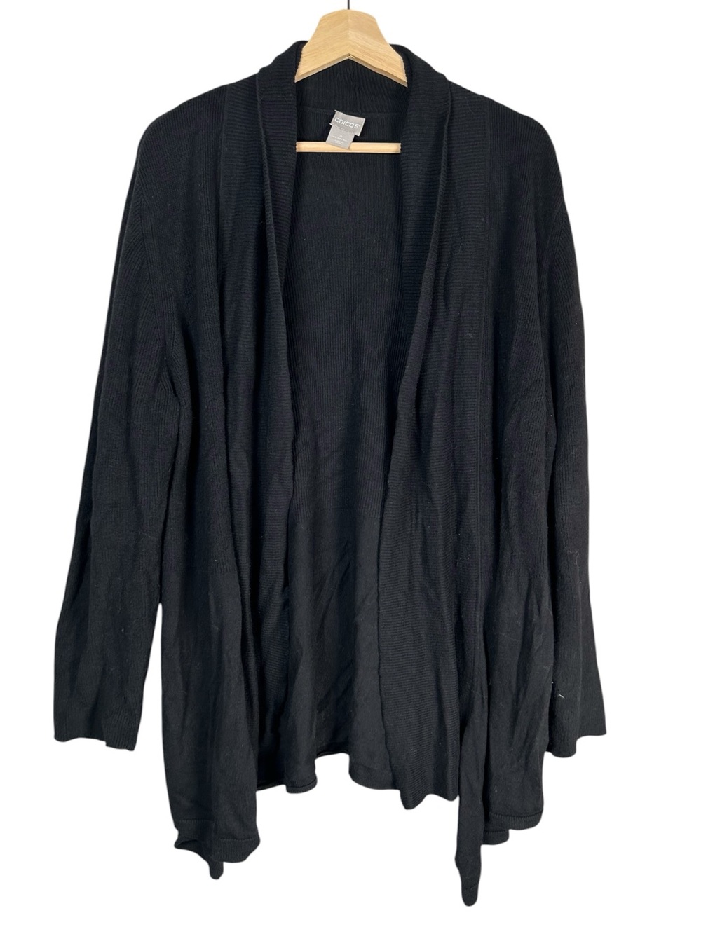 Chicos black cardigan sweater Chicos size 4 XXL